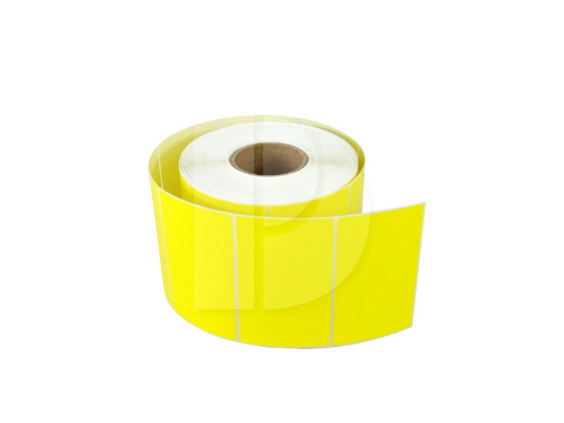Thermal Barcode Label Yellow Sticker 35mm x 25mm (1000pcs/roll)
